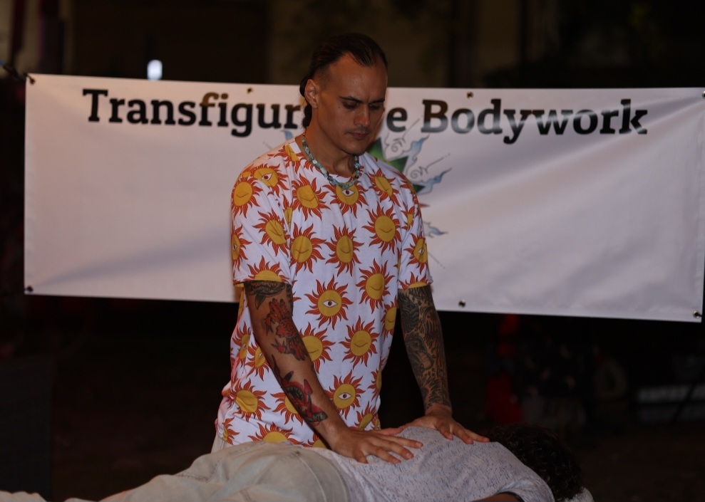 Shiatsu bodywork session